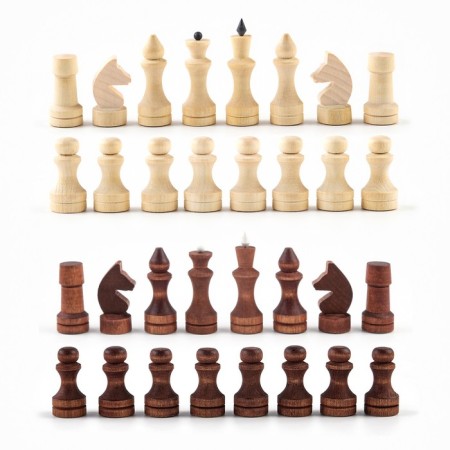 The chess figures are everyday, King H-7 cm D-2.4 cm, Pig H-4.4 cm D-2.4 cm-3