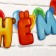 Girland on grosswashes with decorations of 5 pcs. "Happy Birthday!", Multi -colored, length 223 cm