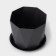 Pot for flowers with a prism palm, 1 l, graphite color
