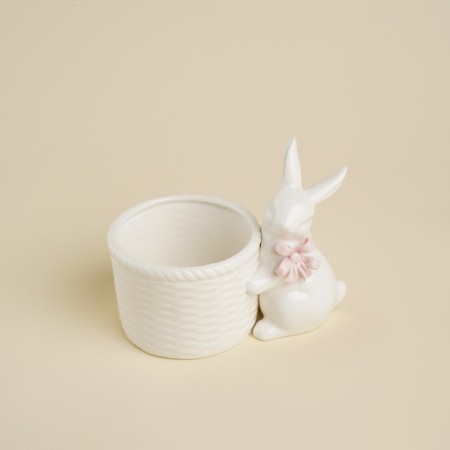 Sl Home "Forest Rabbit", 15 × 9 × 12.5 cm, white color-1