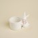 Sl Home "Forest Rabbit", 15 × 9 × 12.5 cm, white color