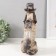 Polystone souvenir "Dog in the cylinder" 24.5x12x32.5 cm