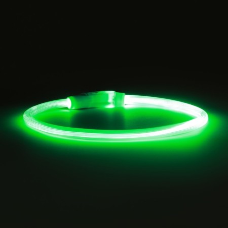 Collar - backlight ring, charging from USB, up to 70 cm, 3 glow modes, green-4