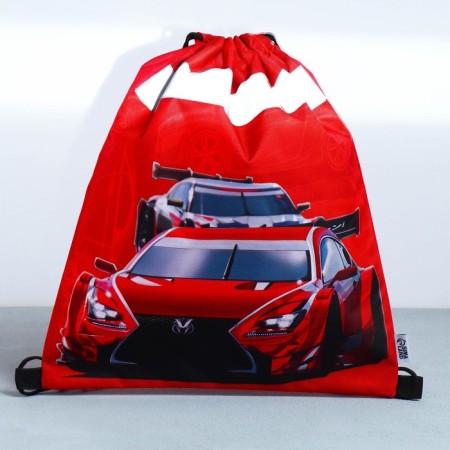 A bag for shoes with a reflective element "Racing" 30 x 40 cm-1