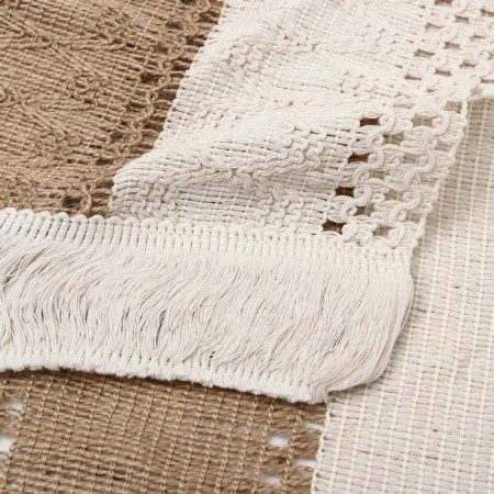 The Ethel Skandi track ts. brown 32*150 cm, 50% cotton 50% linen-5