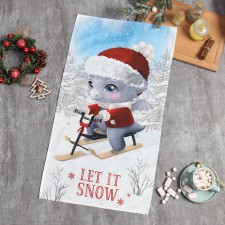 Ethet Itt Its Snow 40x73 cm, 100% HL, sarzha 190 g/m2