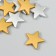 Beads for creativity plastic "Silver/gold" matte set 20 grams 0.6x2.9x2.9 cm