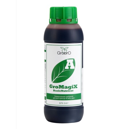 Fertilizer for Grobro hydroponics Grobro set of Gromagix Basic Pack, 2x0.5l+2x0.1l-4