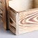 Kashpo wooden 15 × 12 × 25 cm "openwork", rectangular, handle rope, firing we give beautifully