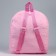 Baby backpack for the girl "Bear", plush, pink color