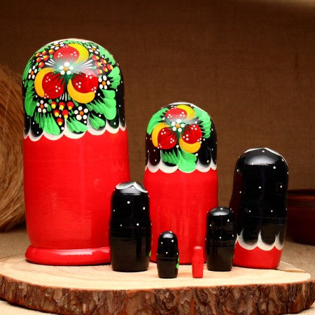 Matryoshka 7-doll "Agnia", 20-22 cm-1