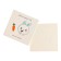 Mini-postcard "Okay, I love you, but not much" 7 x 7 cm