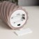 LED candle twisted lilac, 7.5 × 12.5 × 7.5 cm, plastic, wax, batteries AAAX2 (not complete), glow warm white
