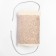 Suspended fur tunnel for rodents, 19 x 12 x 13 cm, beige
