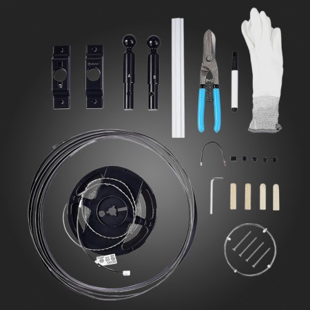 The cable light system ST LUCE. ST961.437.14. Ray. 1x13.5 W, LED, 3000K, 8100 LM, 600x0.8 cm, black color-2