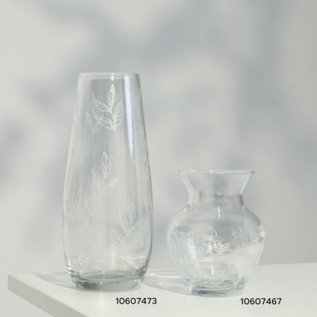 Vase for the flowers "botany" glass, transparent, 26 cm.-1