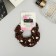 Hair elastic band "Orbit" Amore geometry, 10 cm, mix