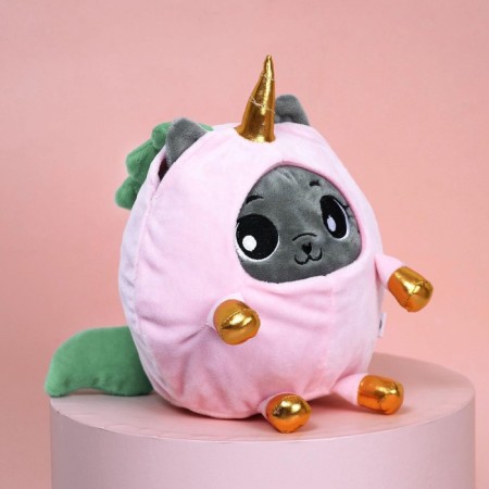 Soft toy "Kit in a suit of unicorn", 20 cm-2