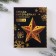 Interior star with a garland "Combat Fight", 45 × 45 cm