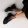 Carnival accessory, socks, black in polka dots