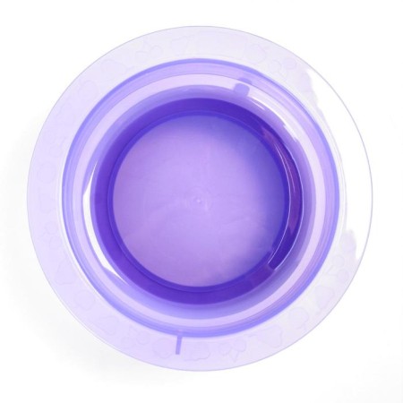 Children's bowl on the suction cup, deep, 470 ml, from 5 months., Mix color, 400 ml, 17.5x17.5x4.3-6