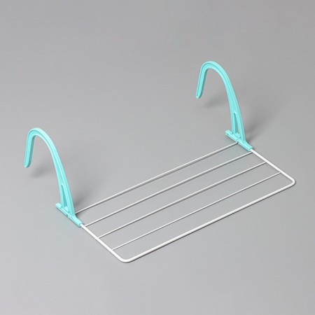 Drywall for linen on a radiator, 45 × 23.5 × 18 cm, white color