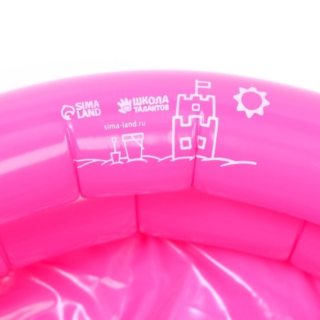 Inflatable sandbox round "sand castle", 60 cm, mix-4