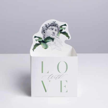 Boxes for mini bouquets "David", 12 × 20 × 10 cm-2