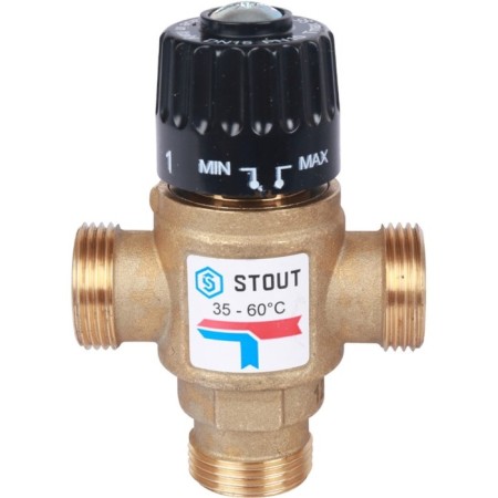 Mixing valve stout SVM-0120-166020, 3/4 "-1