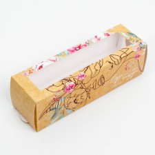 Box for Makarun, confectionery packaging, 