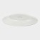 Board ceramic dining shares "Monica", d = 22.5 cm, white color