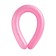 Latex Twisting ball 350 ", standard, set 100 pcs., Pink color