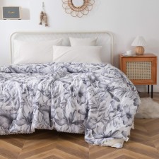 Gabbi blanket, size 200x220 cm, gray color