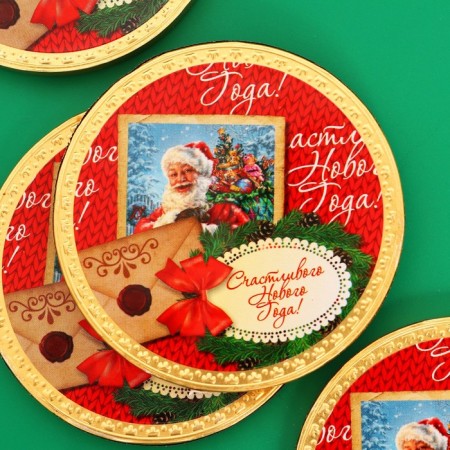 Chocolate medal "Mail Santa Claus", 25 g-1