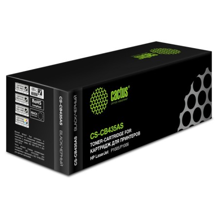 Cactus CS-CB435AS CB435A cartridge, for HP LJ P1005/P1006, 1,500 pages, black color-1