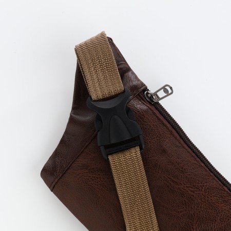Waist bag, and/k, 30*1.5*10 cm, lightning department, 2 n/pocket, brown-4