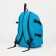 Youth backpack 2 in 1 of textiles with lightning, external pocket, blue color