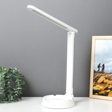 Table lamp "Office" LED 3 modes 5W USB white 15.5x30x36 cm Risalux
