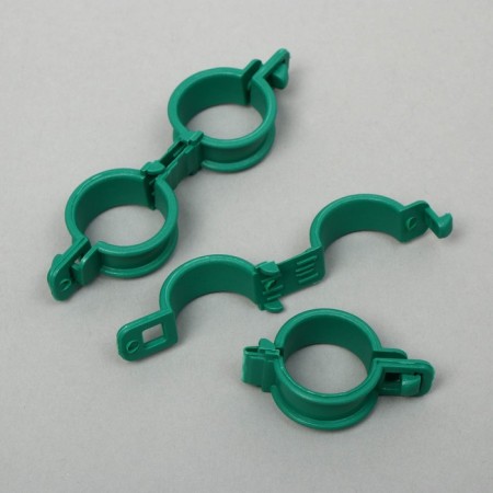 Garden clip, d = 20 mm, set 20 pcs., Green, Greengo-4