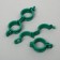 Garden clip, d = 20 mm, set 20 pcs., Green, Greengo