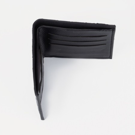 Male purse without fastening, black color-2