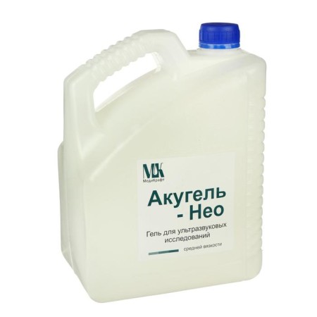 Universal Akugel-NEO gel of medium viscosity for ultrasound research, 5 kg