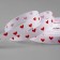 Republic tape "Hearts", 15 mm, 23 ± 1 m, white/red color No. 001