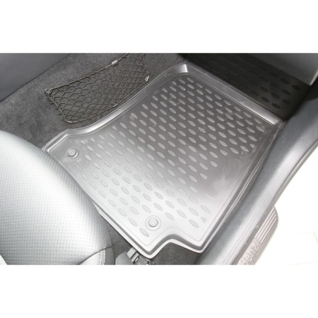 3D mats in the Mercedes-Benz Salon C-Class W205, 2014-2016, sedan, 4 pcs. (polyurethane)-2