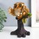 Polystone souvenir "Golden Eagle Eagle with a baby on a tree" on the chest sun 7.5x15x16 cm