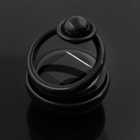 The accessory on the panel, gravitational rings, rotates from the sun, black
