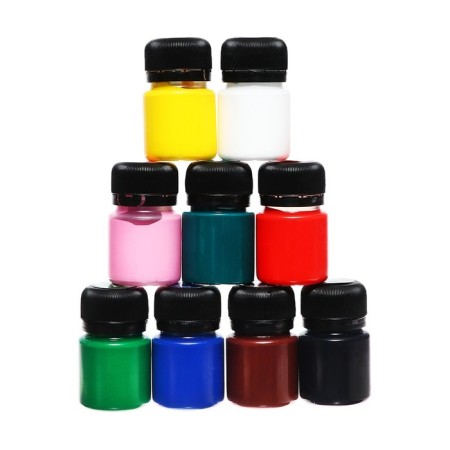 Acrylic paint, set of 9 colors x 20 ml, ZHK Decola, glossy, 2941115-2