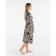 Women's robe elongated Ethel "Leopard", size 54-56, waffle 200g/m2, cotton