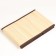Folding box for storage, 28x38 cm N 23 cm, bamboo, lining, fabric, mix