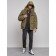 Plush jacket men's, size 52, khaki color